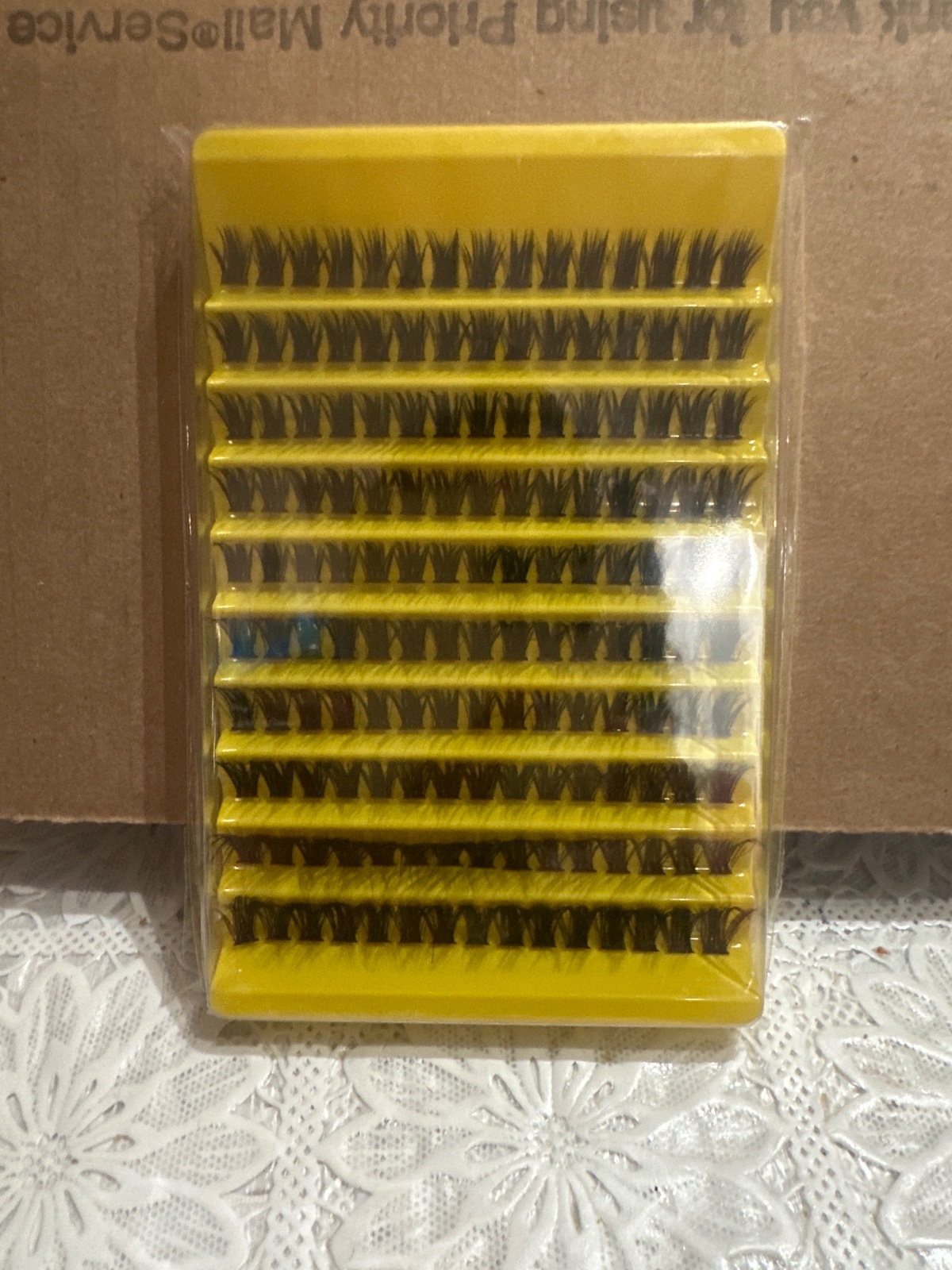 Individual Cluster Eyelash Extensions Tray - 10 Row Set