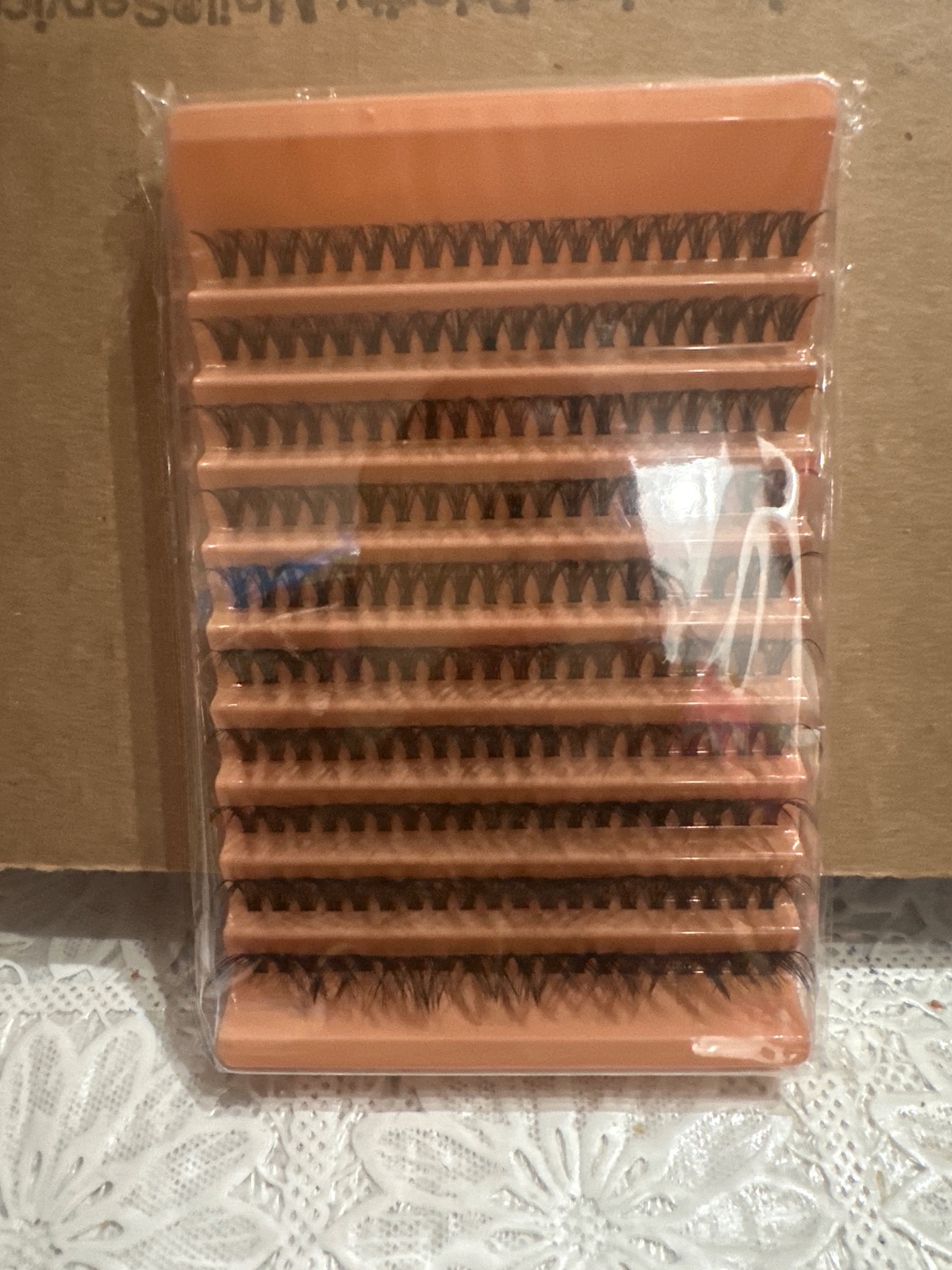 Cluster Lash Extension Tray, Multi-Row Individual Lashes