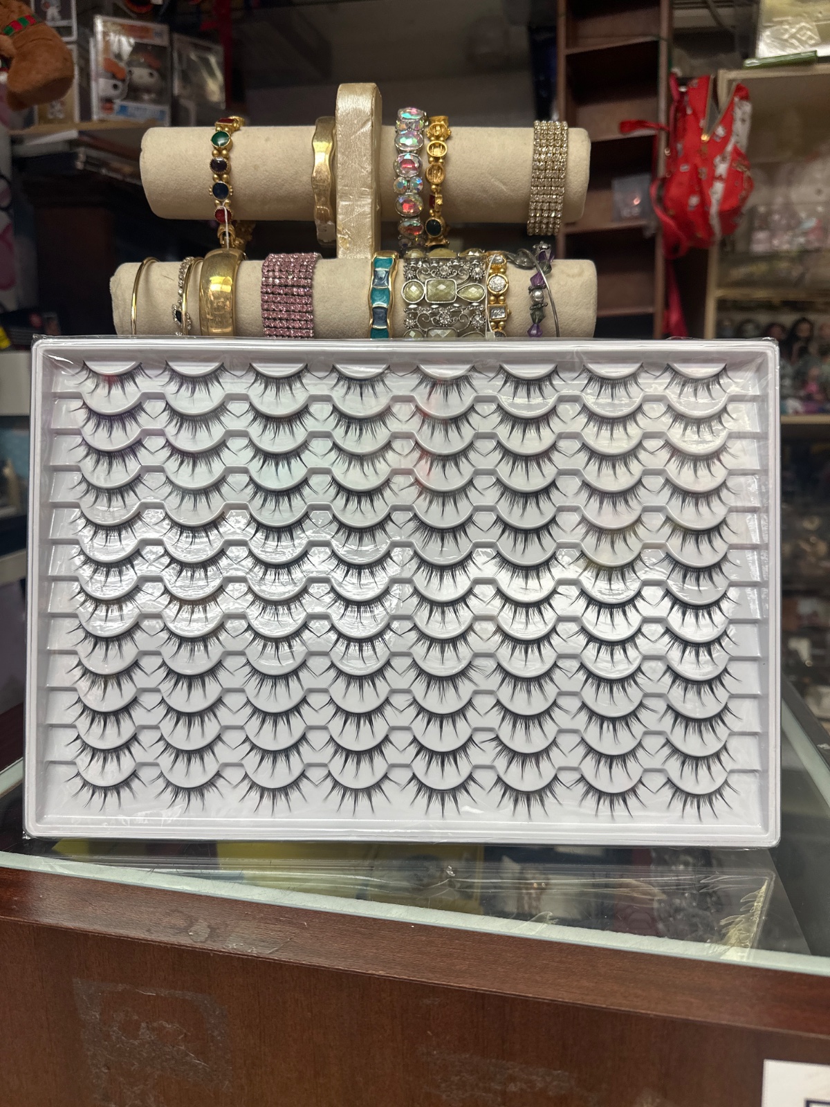 False Eyelashes Multi-Pack Tray - Wispy Faux Mink Lashes