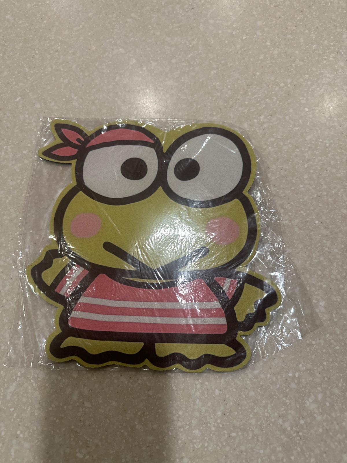 Sanrio Keroppi Shaped Fabric Mouse Pad