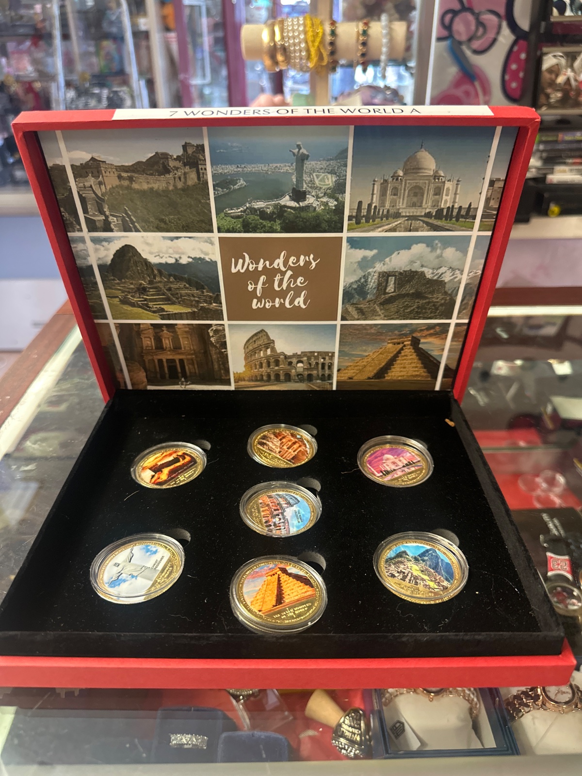 Key Date Coins Seven Wonders of the World Commemorative Coin Set