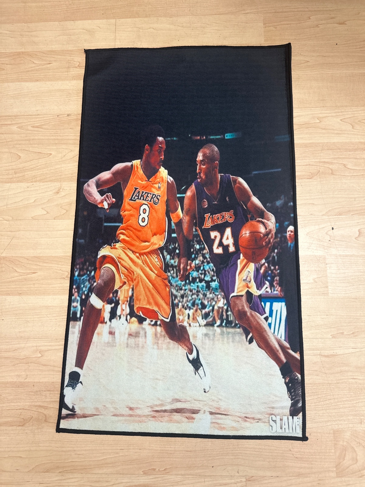 Kobe Bryant Lakers SLAM Photo Area Rug/Mat