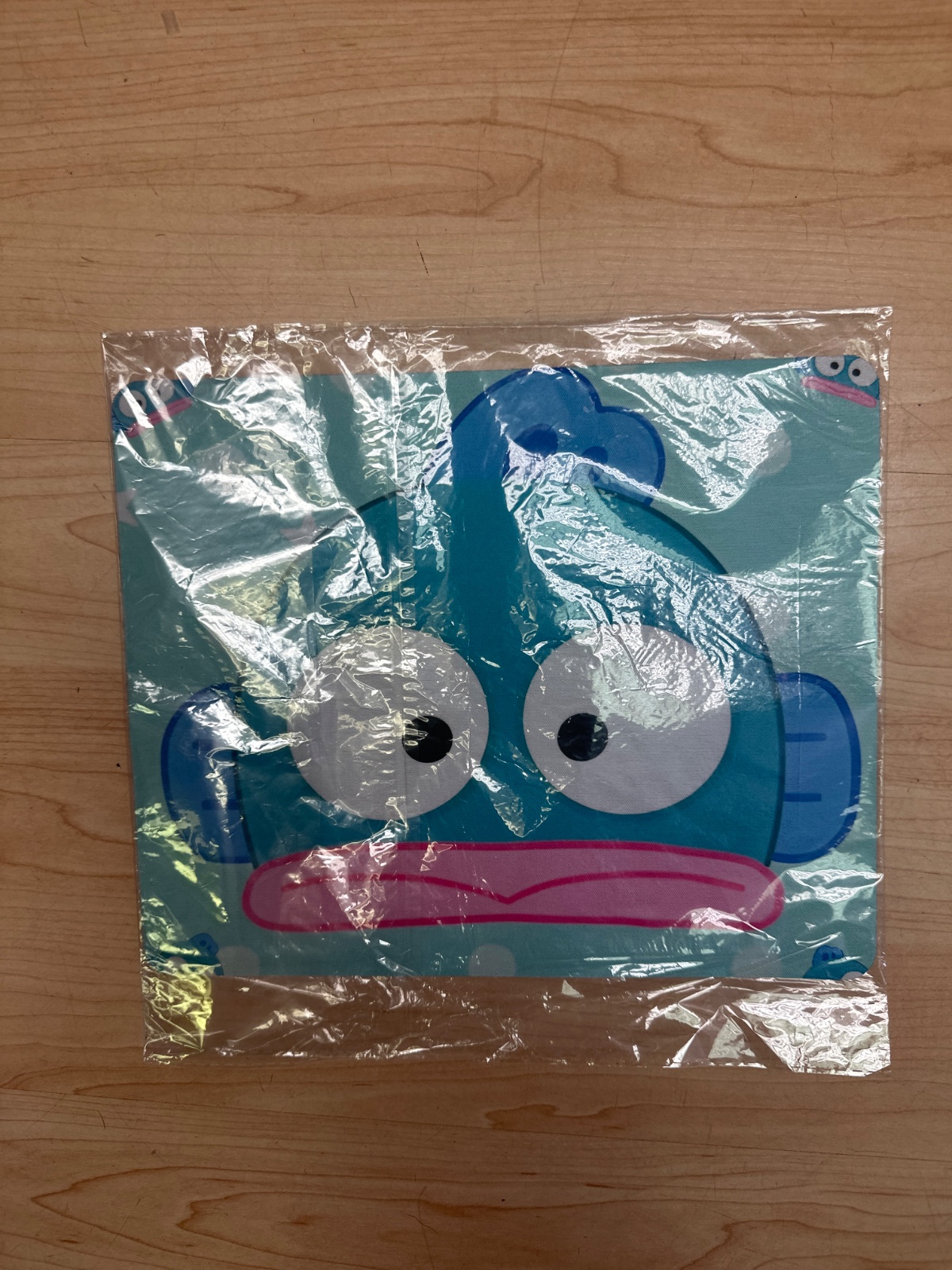 Cartoon Monster Face Throw Pillow Cover, Teal/Blue