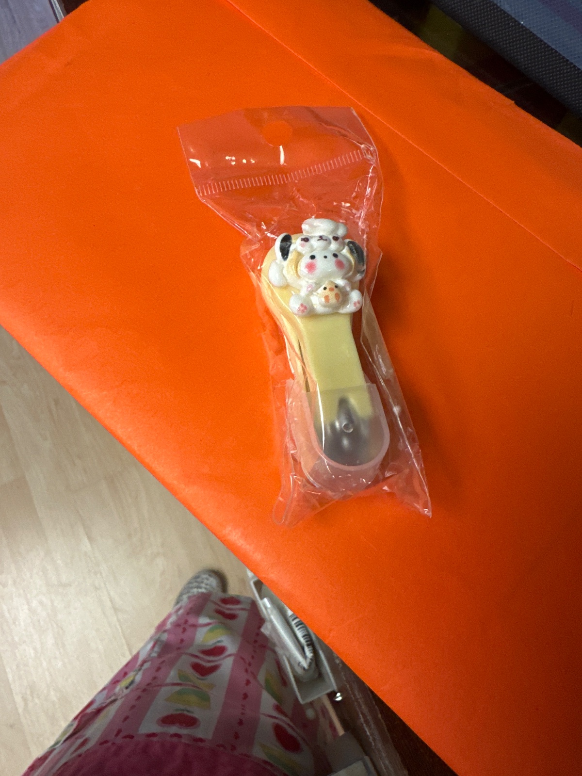 Sanrio Pochacco Nail Clipper Yellow Figural Handle