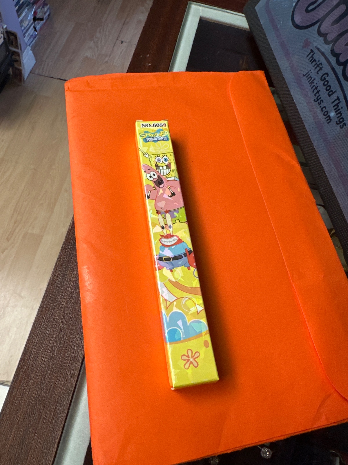 SpongeBob SquarePants Gel Pen Blue No. 6058