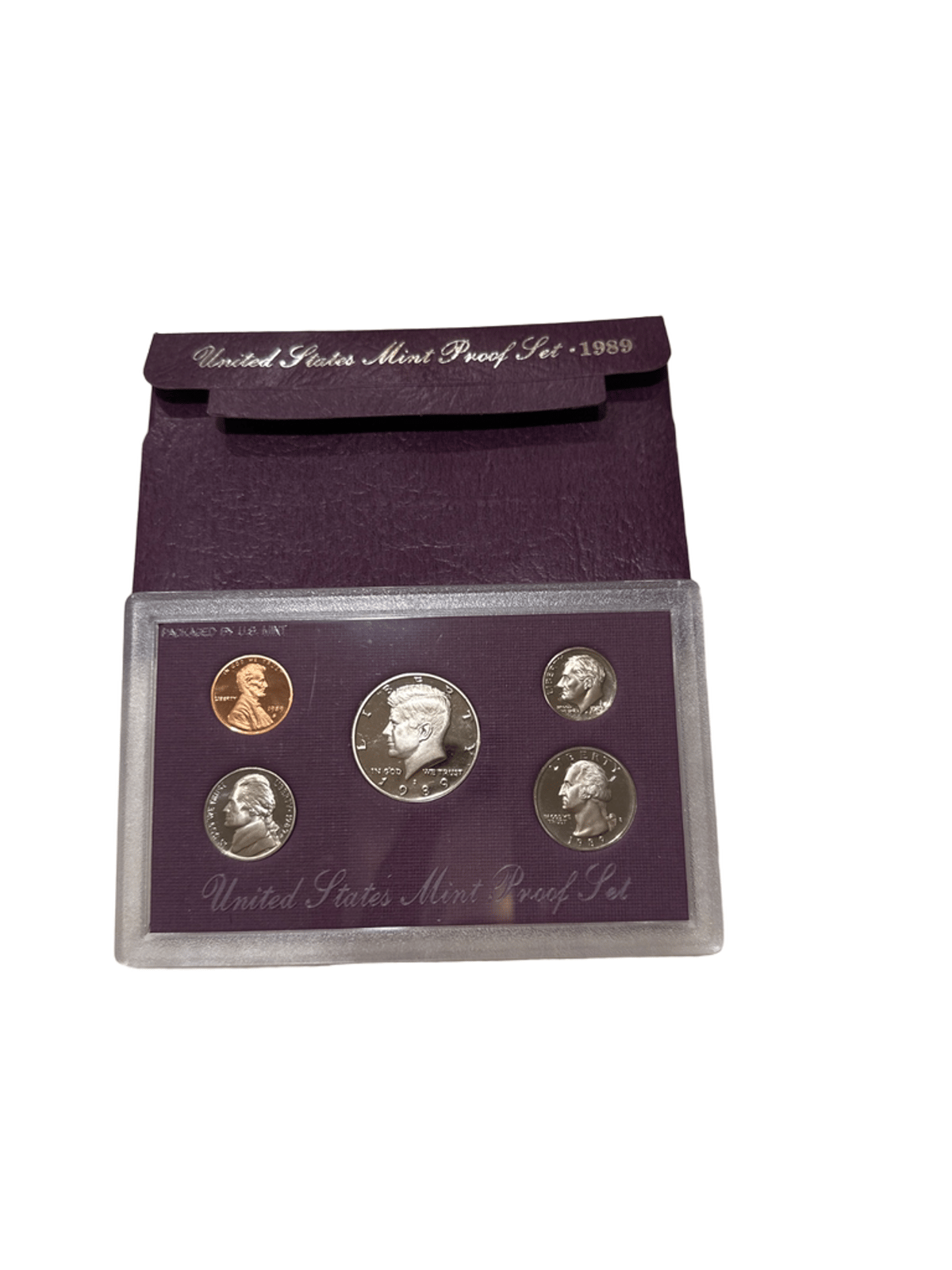 US Mint 1989 S Proof Coin Set, 5-Coin