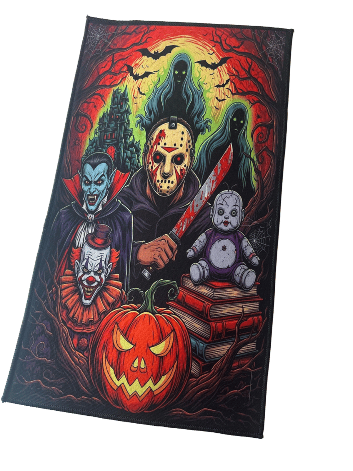 Horror Movie Villains Halloween Accent Rug