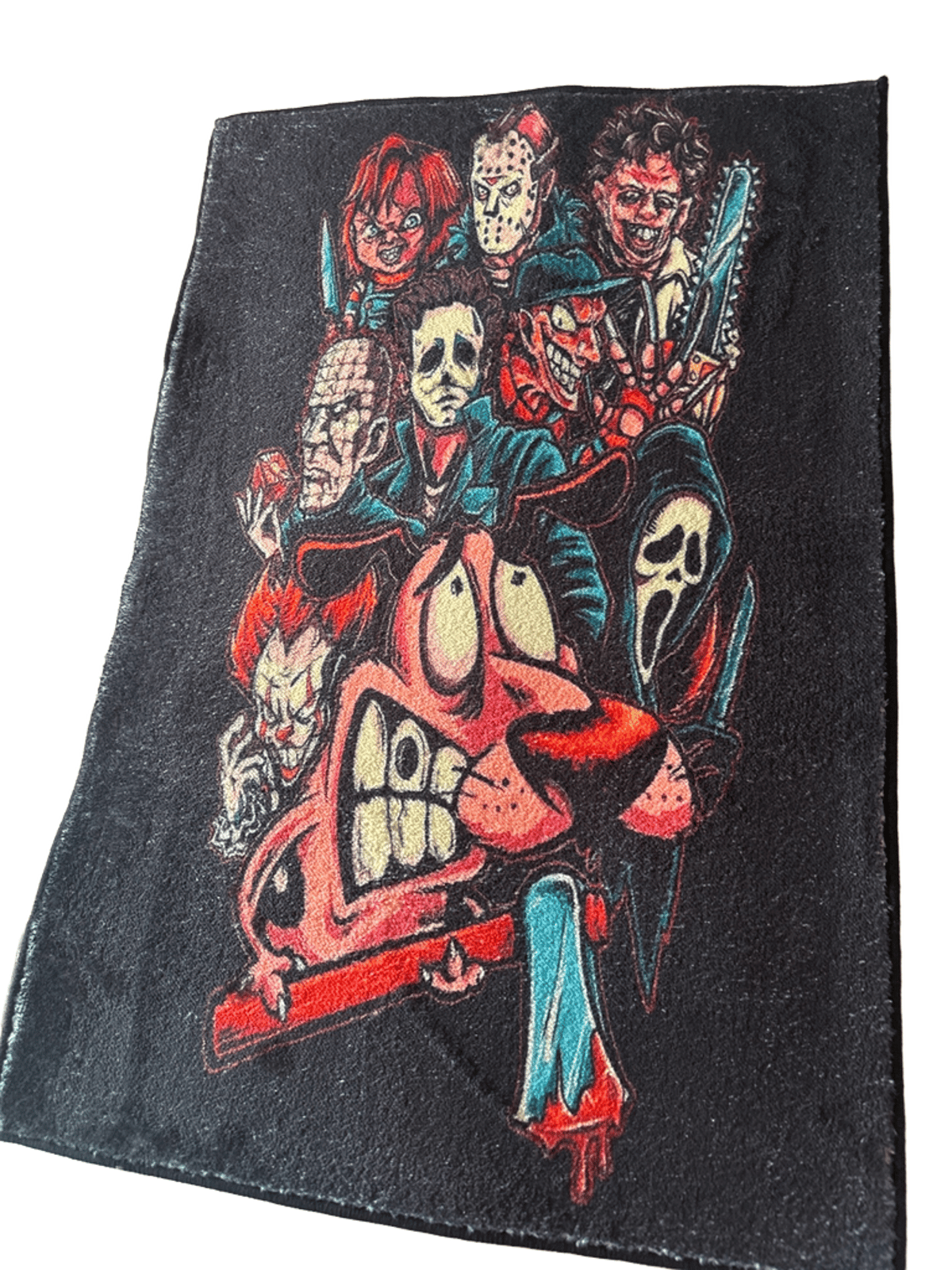 Horror Movie Villains Rug Mat with Chucky and Pennywise