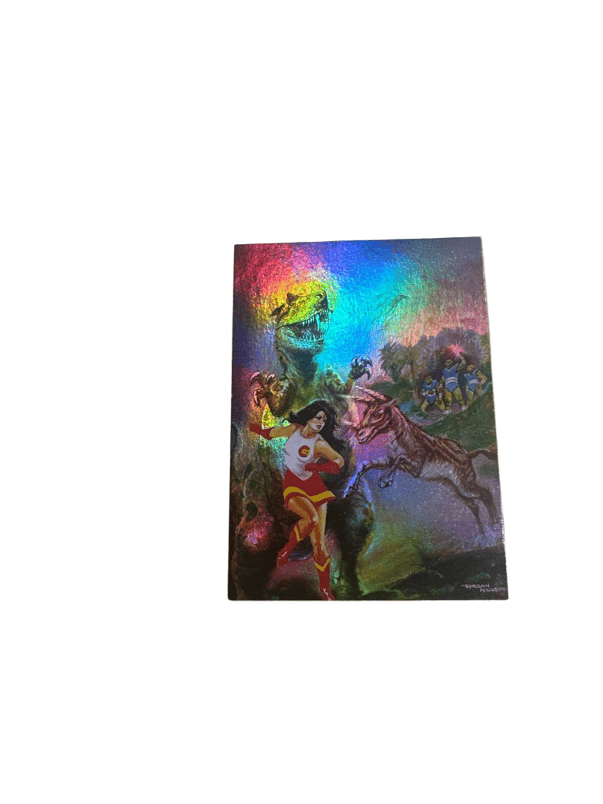 Epoch Saga of the Ages Holofoil Trading Card 1993 Karl Art