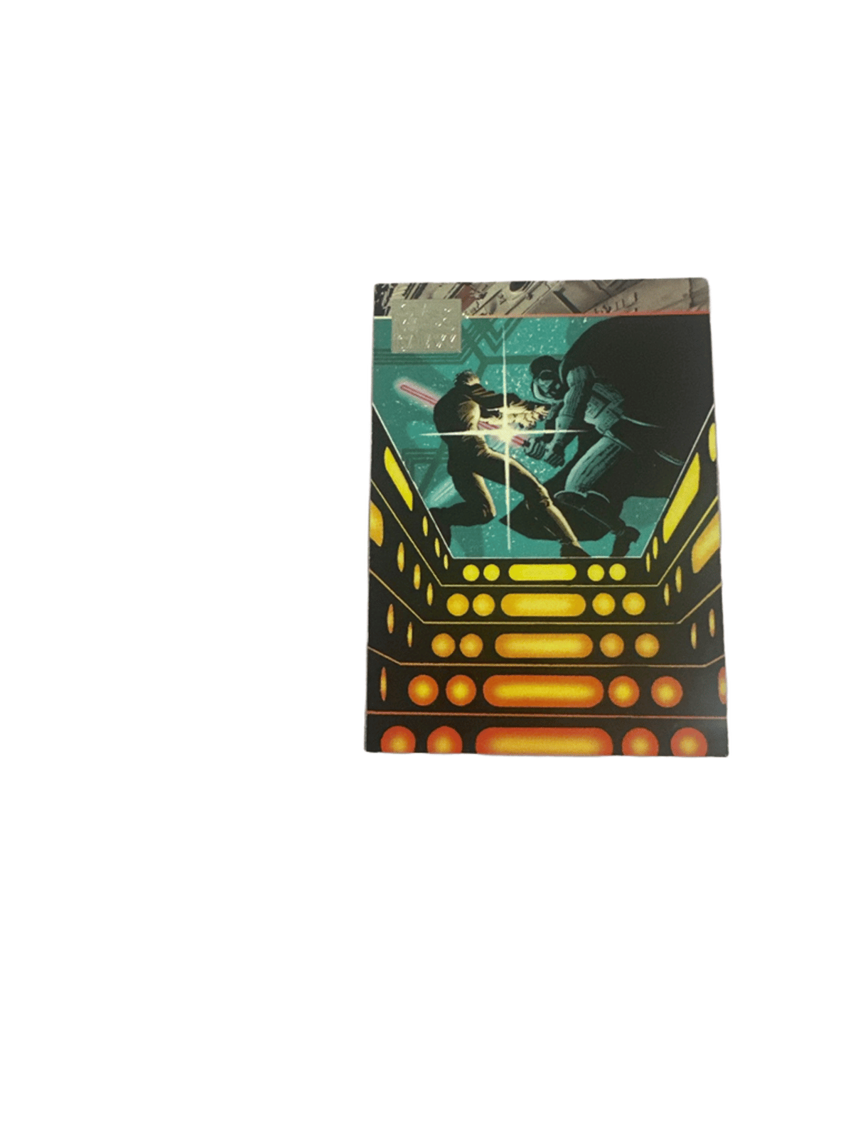 Topps Star Wars Comic Art Card #154 The Duel Begins