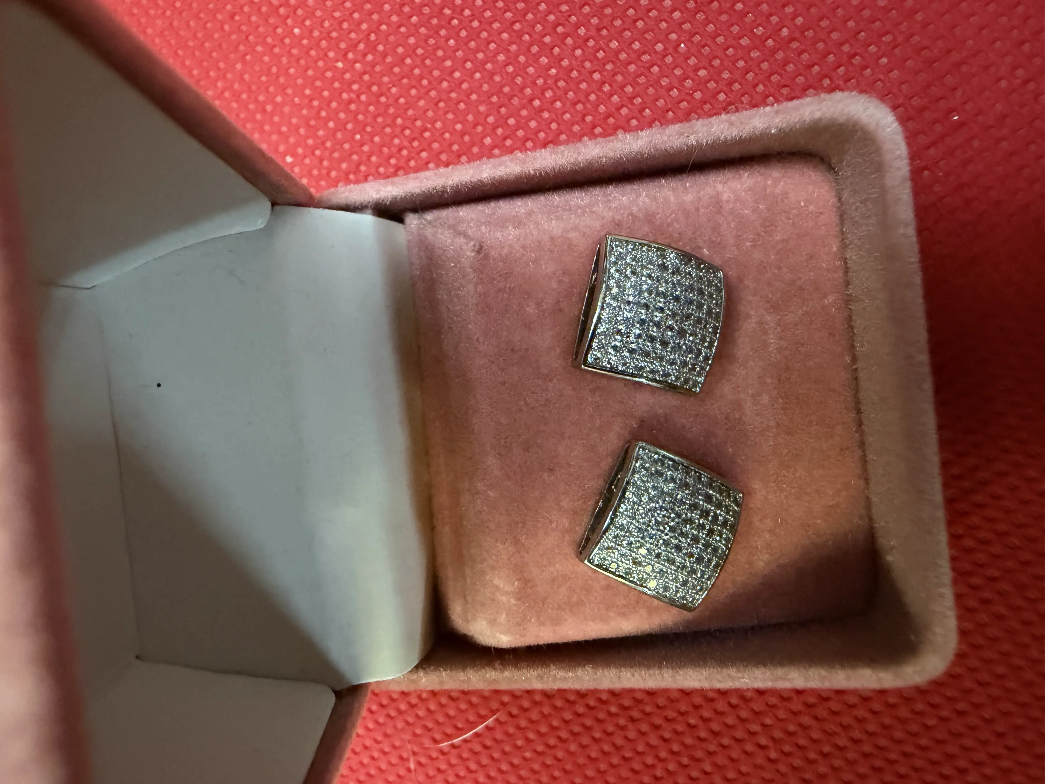 Silver Studded Earings