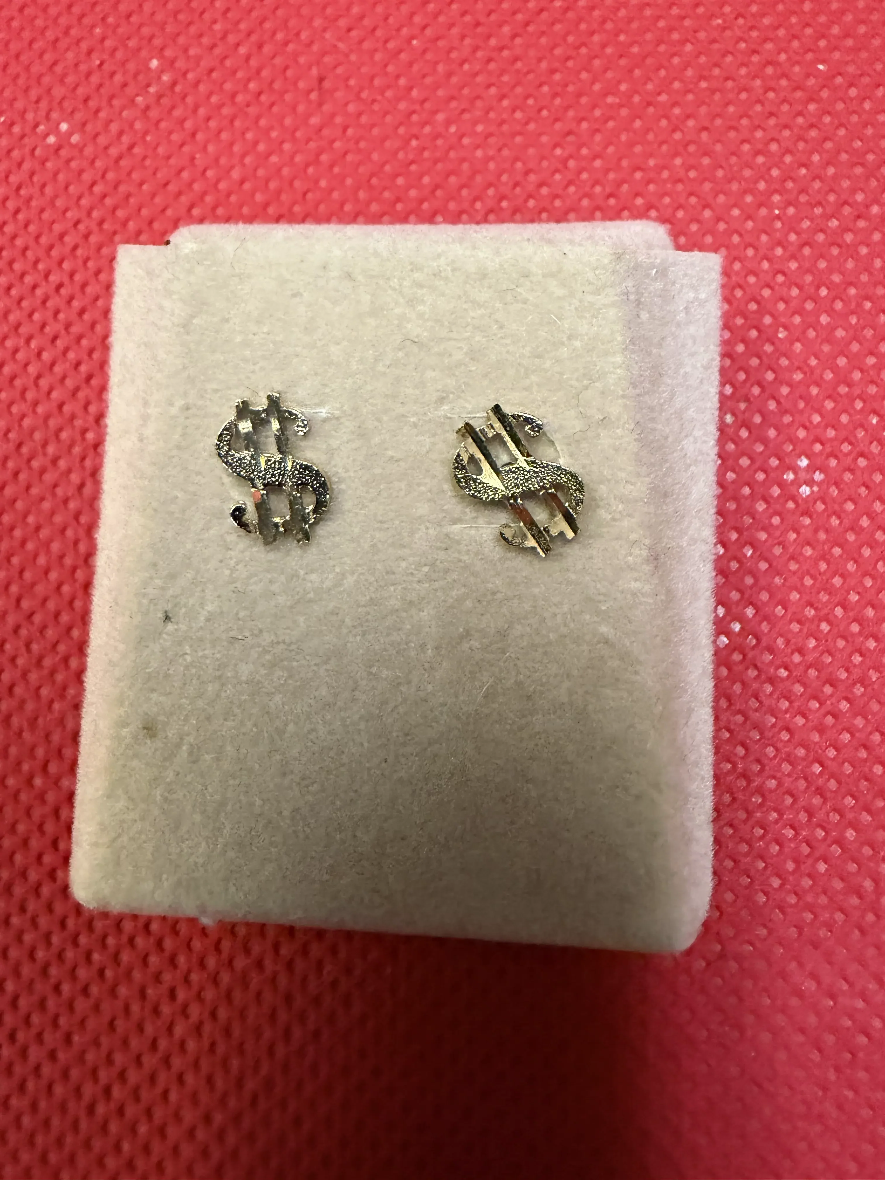 Dollar Sign Earings