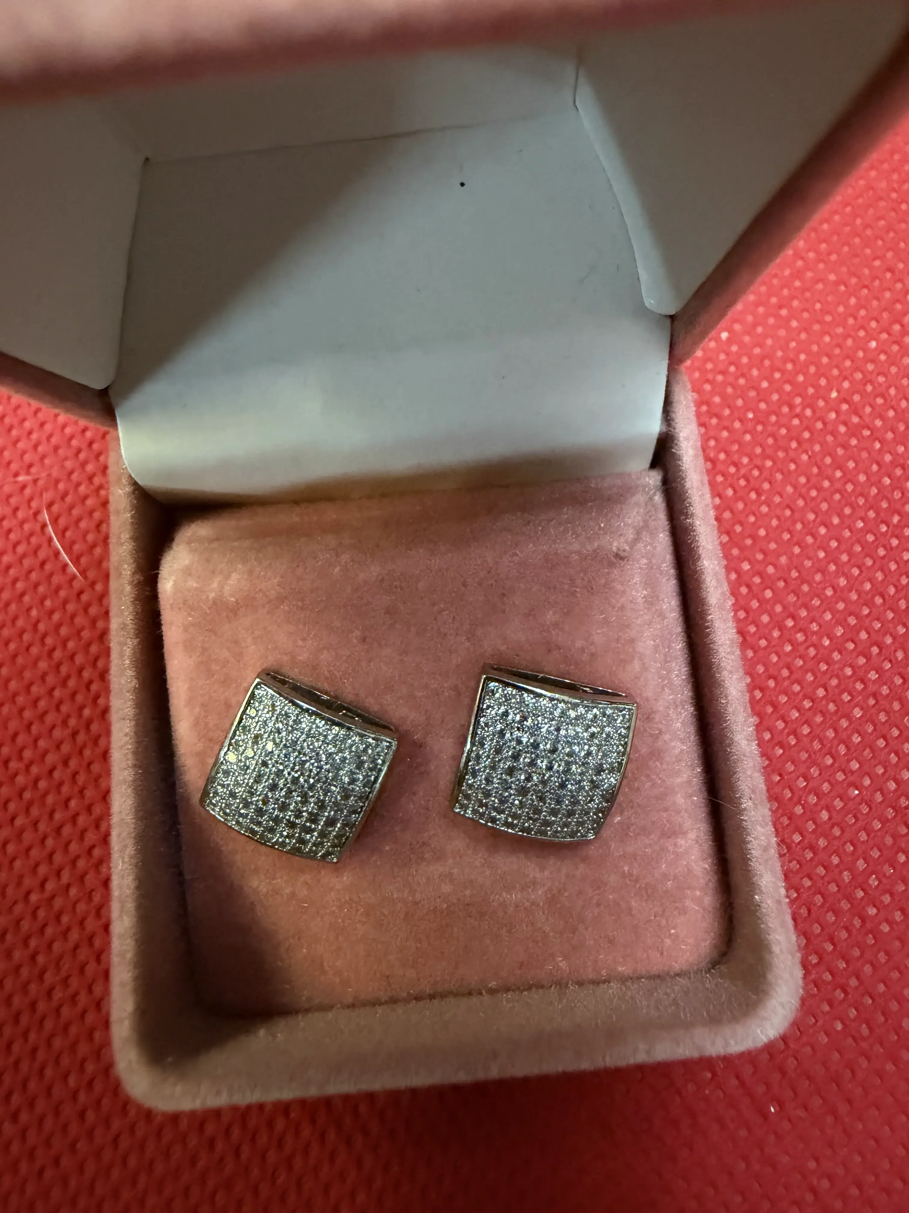 Silver Studded Earings
