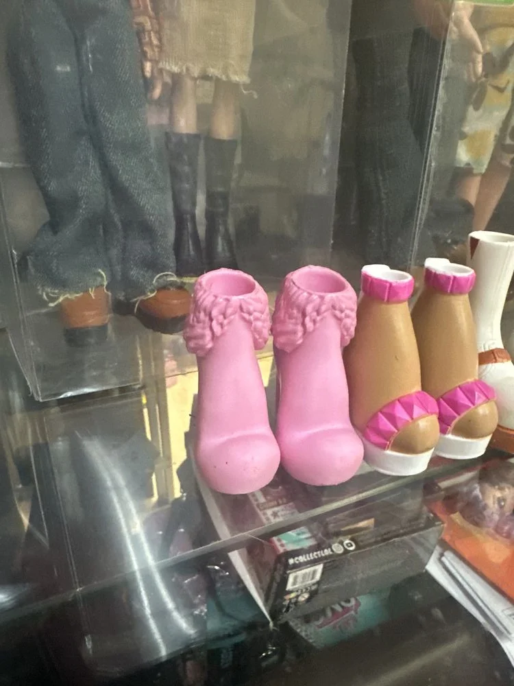 Pink Bratz Fur-Trim Boot Shoes